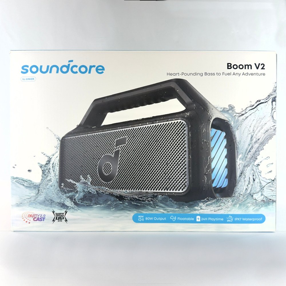 Soundcore by Anker Boom V2 Bluetooth Speaker 80W Waterproof Floatable IPX7 New